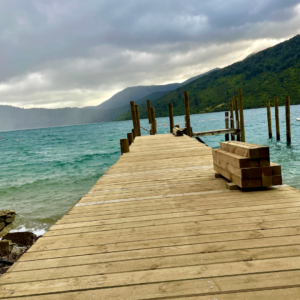 Handrails go up on Queen Charlotte Sound jetty build